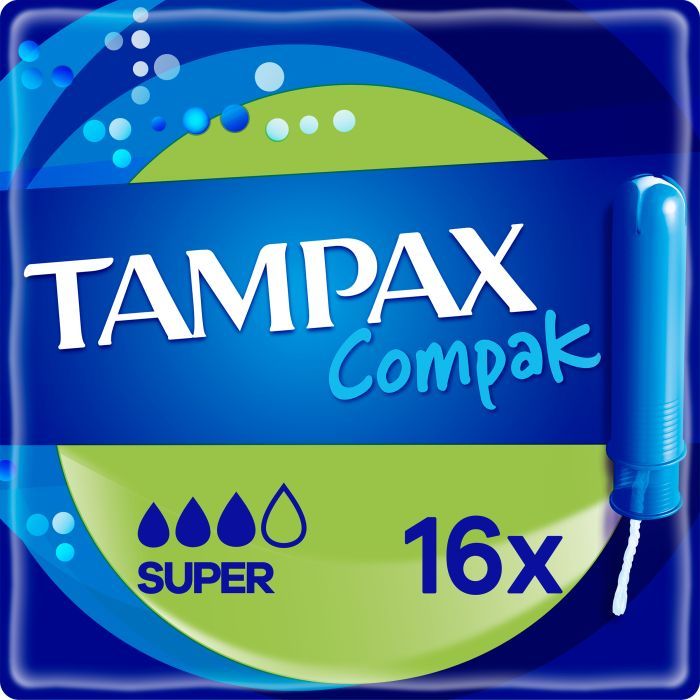 Тампоны Tampax Compak Super с апликатором 16 шт. Фото