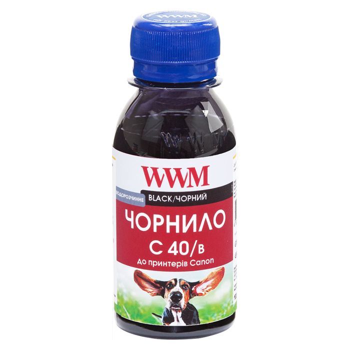 Чернила WWM Canon PG-40Bk/PG-50Bk/PGI-5Bk Black 100г Фото