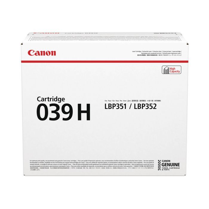 Тонер Canon 039H Black Фото