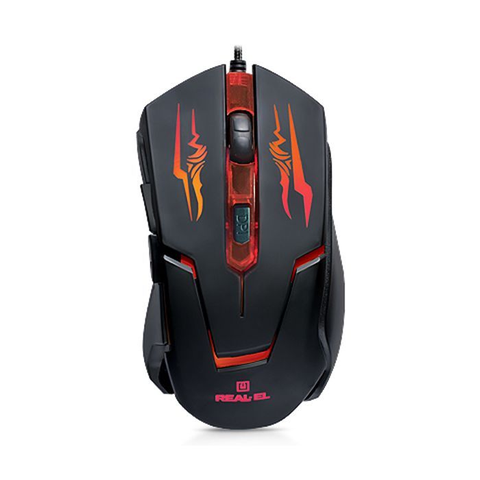 Мышка REAL-EL RM-520 Gaming Black Фото
