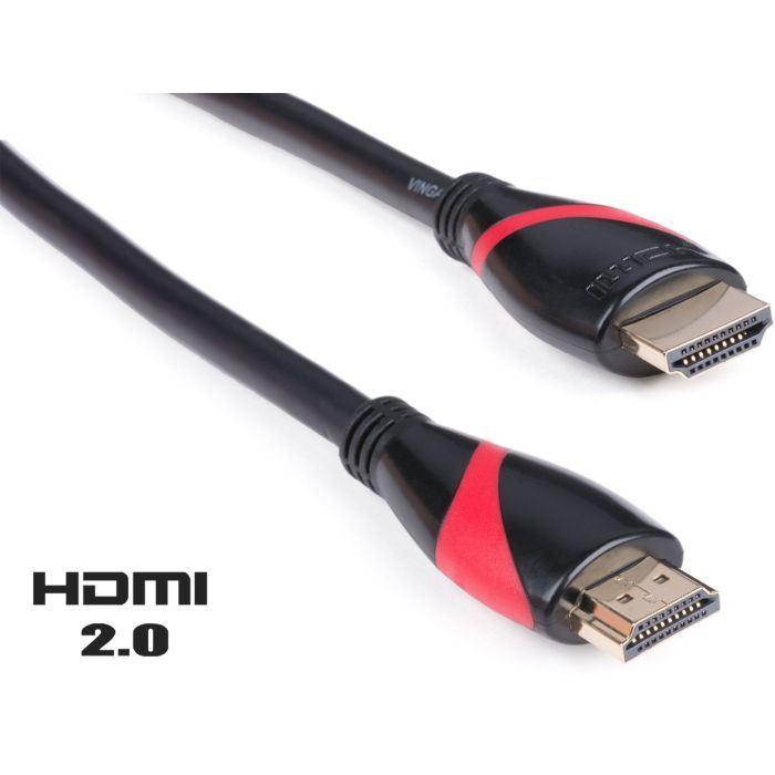 Кабель мультимедийный Vinga HDMI M to HDMI M 1.8m Фото