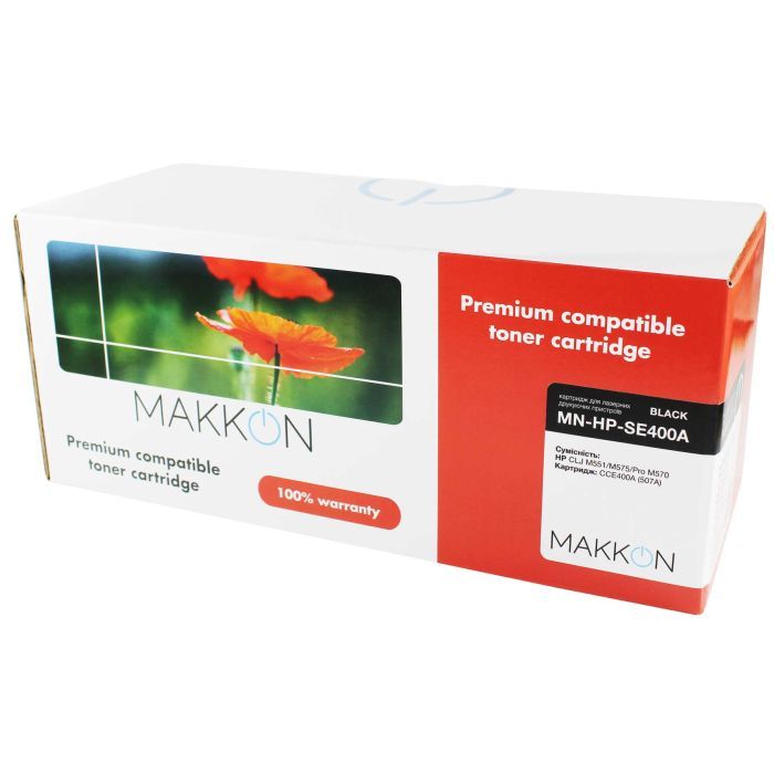 Картридж Makkon HP CLJ CE400A (507A) (SE400A) 5.5k black Фото