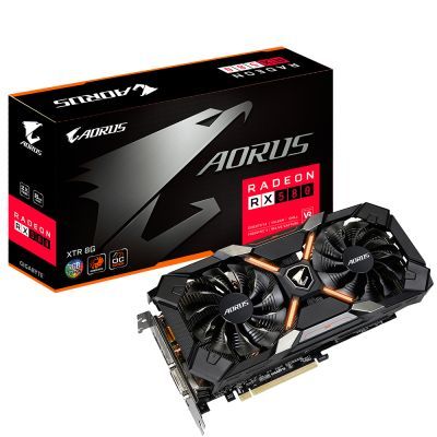 Видеокарта GIGABYTE Radeon RX 580 8192Mb AORUS XTR Фото