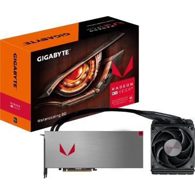 Видеокарта GIGABYTE Radeon RX Vega 64 8192Mb Watercooling Фото