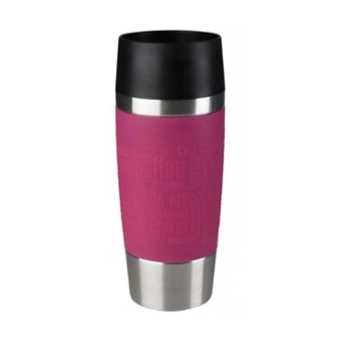 Термокружка Tefal TRAVEL MUG 0.36L raspb/silver (K3087114)