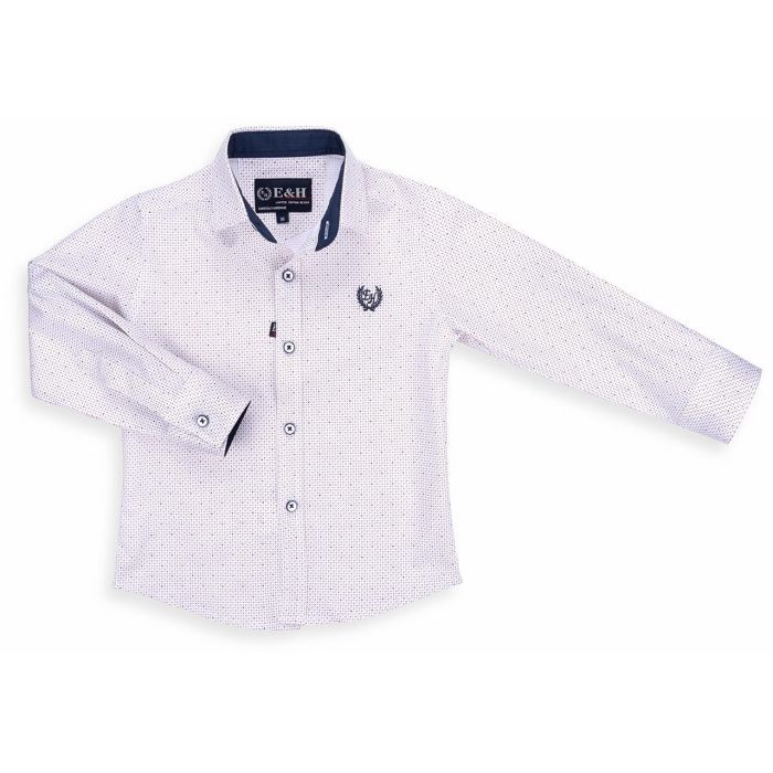 Рубашка детская E&H с мелким рисунком Фото