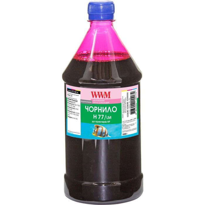 Чернила WWM HP №177/85 1000г Light Magenta Фото