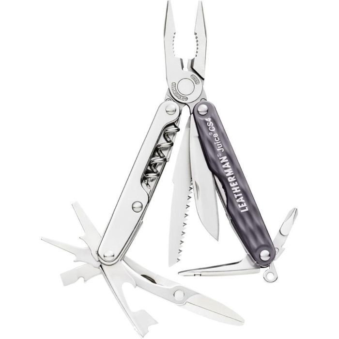 Мультитул Leatherman Juice CS4- GRANITE GRAY с кожаным чехлом Фото