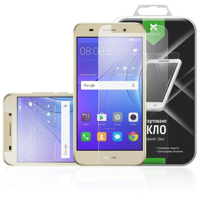 Стекло защитное Vinga для Huawei Y3 2017 (Clear) Фото