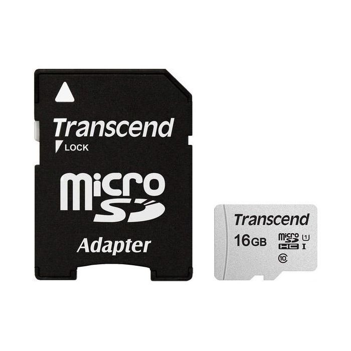 Карта памяти Transcend 16GB microSDHC class 10 UHS-I U1 Фото
