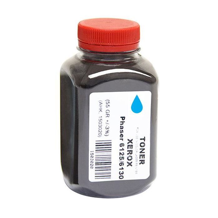 Тонер AHK Xerox Phaser 6125/6130 бутль 50г Cyan Фото