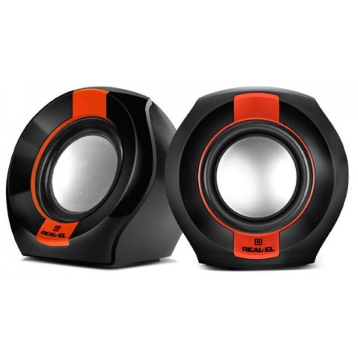 Акустическая система REAL-EL S-50 black-red Фото