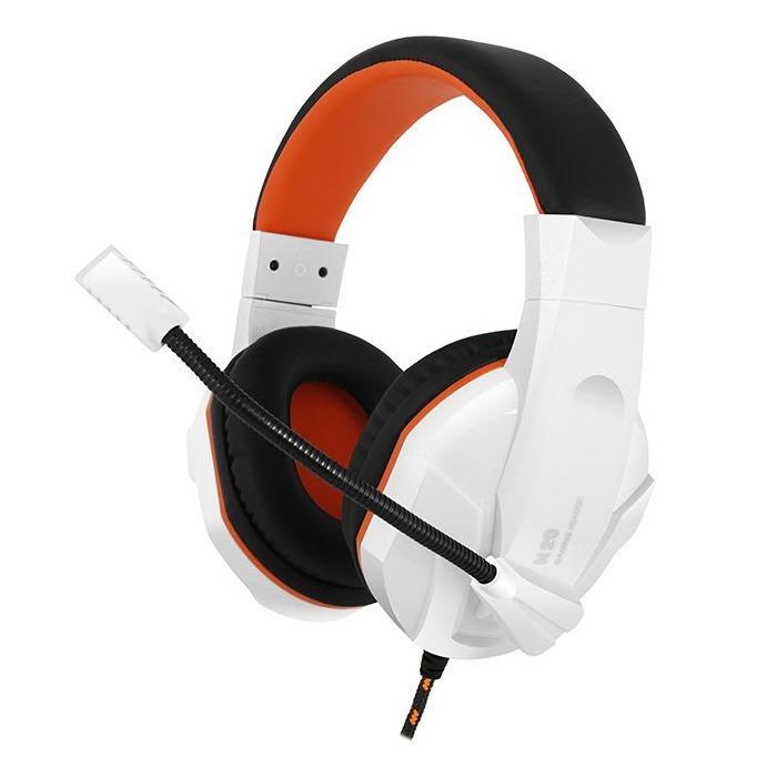 Наушники Gemix N20 White-Black-Orange Gaming Фото