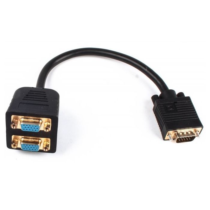 Переходник Cablexpert VGA M to 2 VGA F Фото
