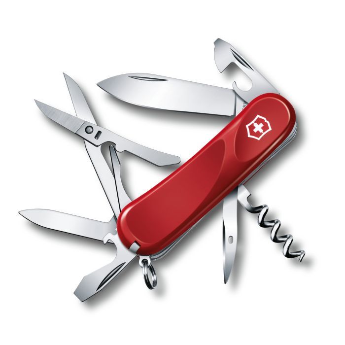 Нож Victorinox Delemont, "Evolution 14", 85 мм, красный Фото