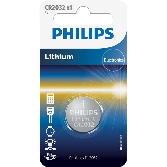 Батарейка Philips CR2032 Lithium * 1 Фото