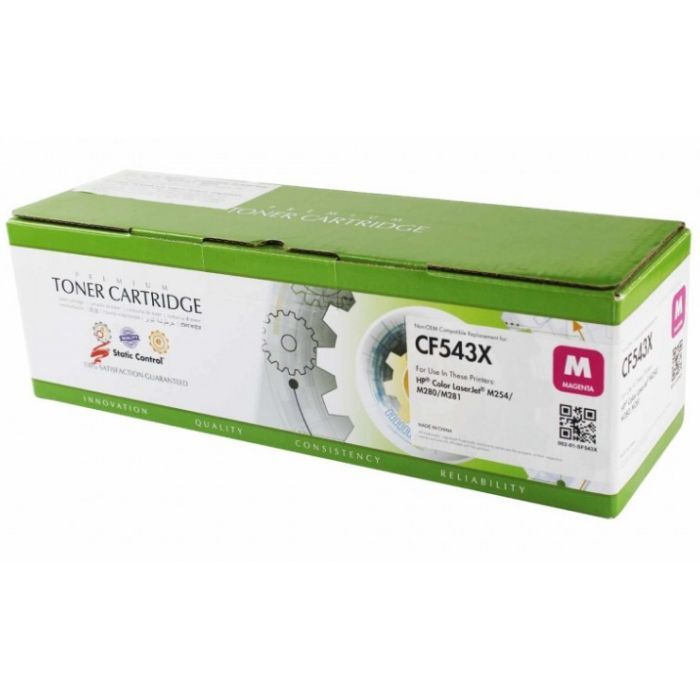Картридж Static Control HP CLJ CF543X (203X) 2500ст magenta Фото