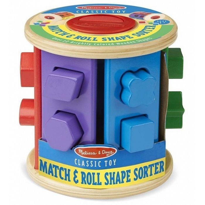 Развивающая игрушка Melissa&Doug Деревянный сортер-крутилка Фото
