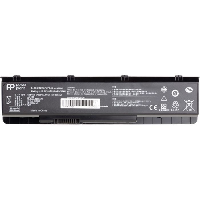 Аккумулятор для ноутбука PowerPlant ASUS A32-N55 (A32-N55) 10.8V 5200mAh Фото