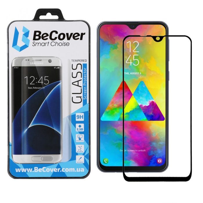 Стекло защитное BeCover Samsung Galaxy M20 SM-M205 Black Фото