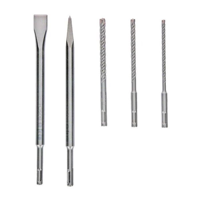 Набор сверл Bosch SDS-Plus-5X + Зубила Фото