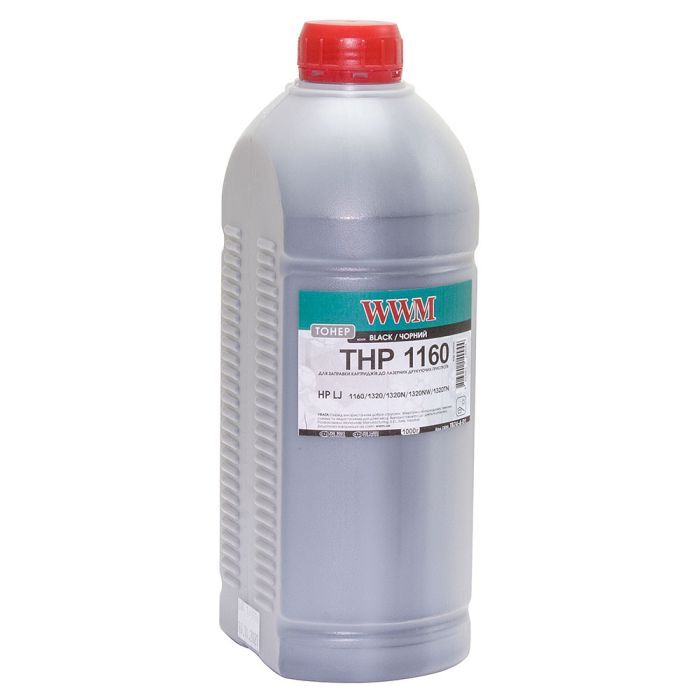 Тонер WWM HP LJ1160/1320/2015, 1000г Black Фото