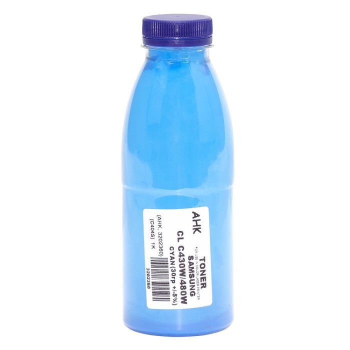 Тонер AHK Samsung SL-C430W/480W, 30г Cyan Фото