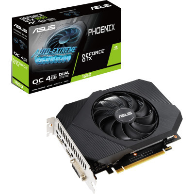 Видеокарта ASUS GeForce GTX1650 4096Mb PHOENIX D6 OC Фото