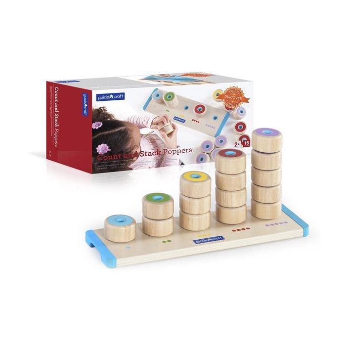 Развивающая игрушка Guidecraft Manipulatives Счетные столбики Фото