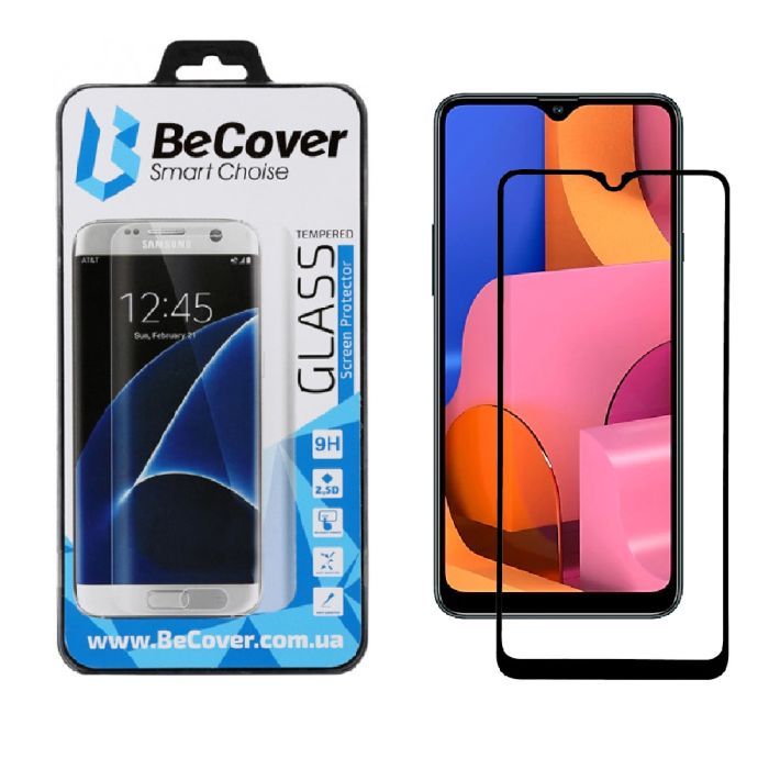 Стекло защитное BeCover Samsung Galaxy A20s 2019 SM-A207 Black Фото