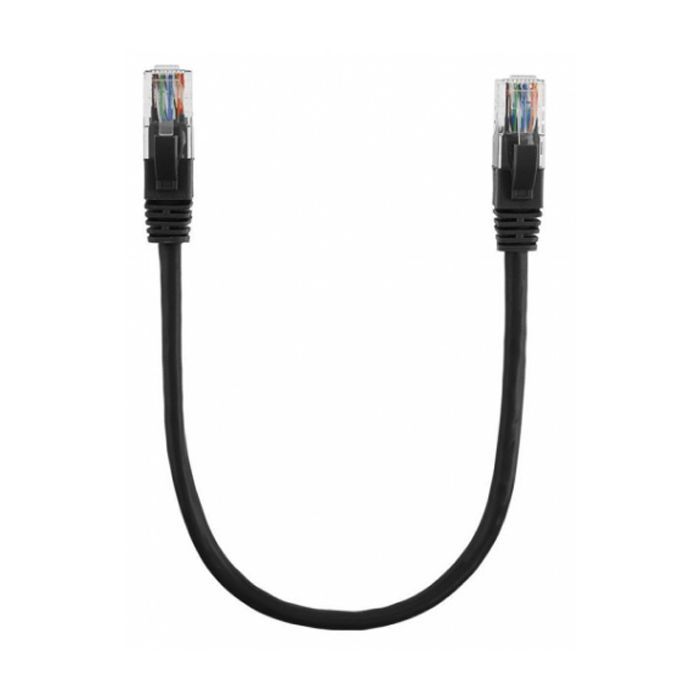 Патч-корд Ritar 0.3м, UTP, cat.5e, CCA, black Фото