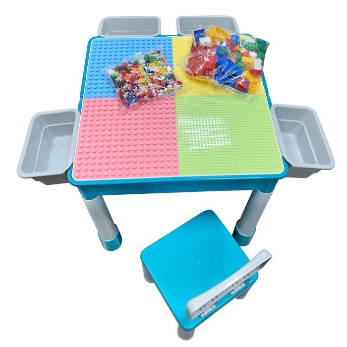 Детский стол Microlab Toys Конструктор Игровой Центр + 1 стул Фото 1