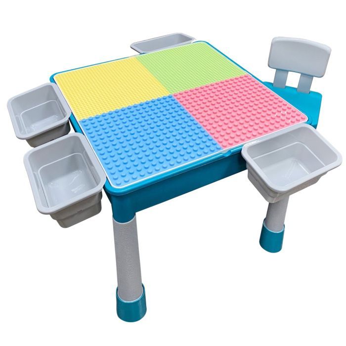 Детский стол Microlab Toys Конструктор Игровой Центр + 1 стул Фото 2