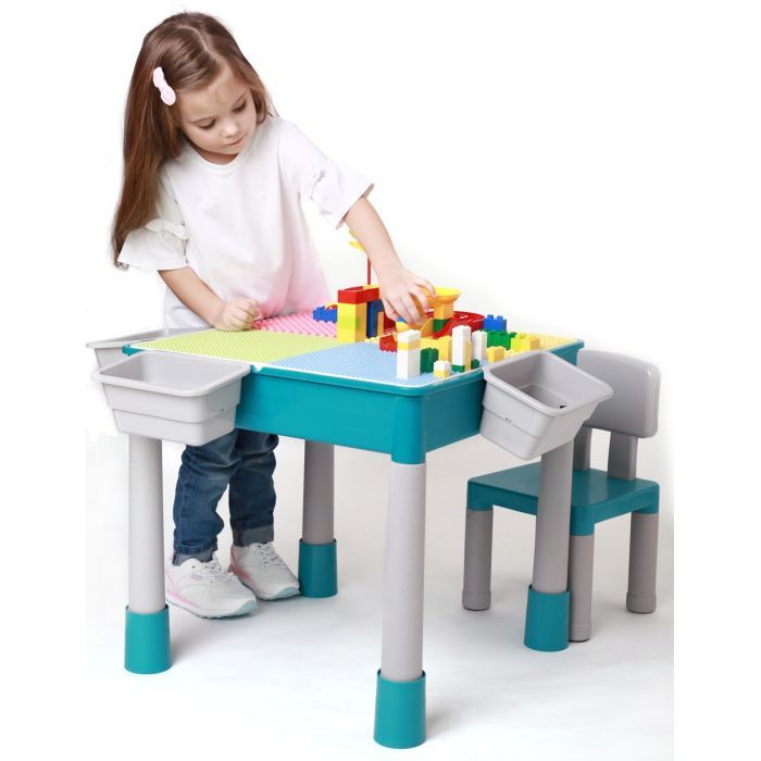 Детский стол Microlab Toys Конструктор Игровой Центр + 1 стул Фото 5