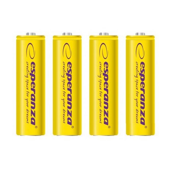 Аккумулятор Esperanza AA 2000mAh Ni-MH * 4 yellow Фото