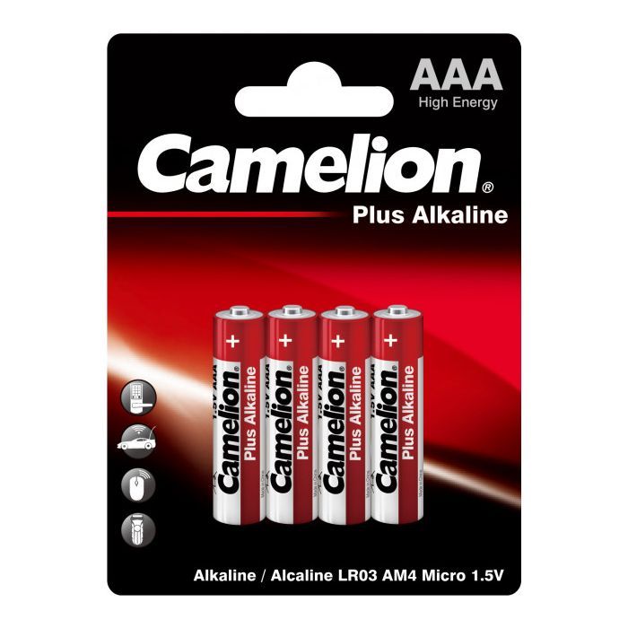 Батарейка Camelion AAA LR03 Plus Alkaline * 4 Фото