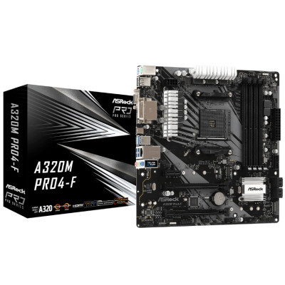 Материнская плата ASRock A320M PRO4-F Фото