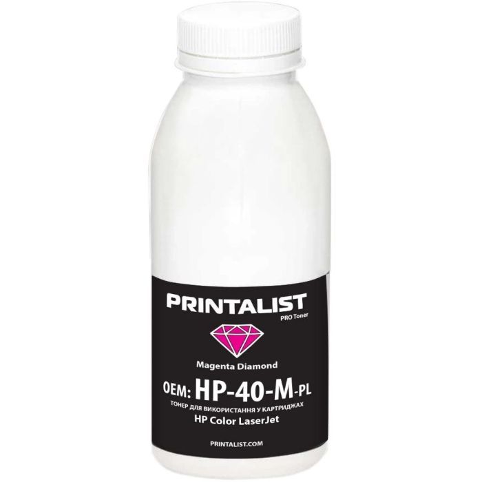 Тонер Printalist HP CLJ Universal 40г Magenta Фото