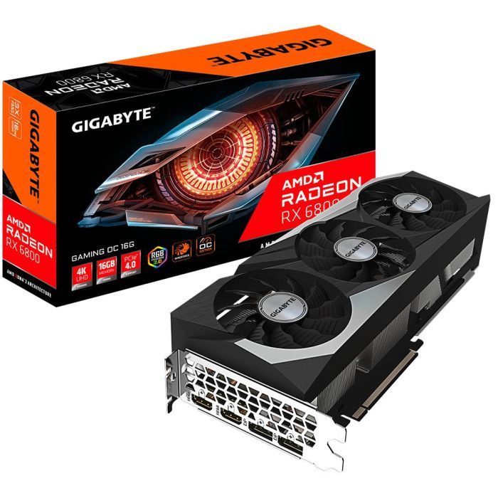 Видеокарта GIGABYTE Radeon RX 6800 16Gb GAMING OC Фото