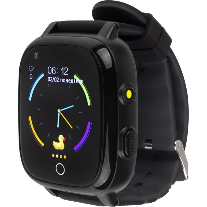 Смарт-часы Amigo GO005 4G WIFI Kids waterproof Thermometer Black Фото