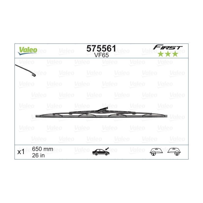 Щетка стеклоочистителя Valeo 575561 Фото