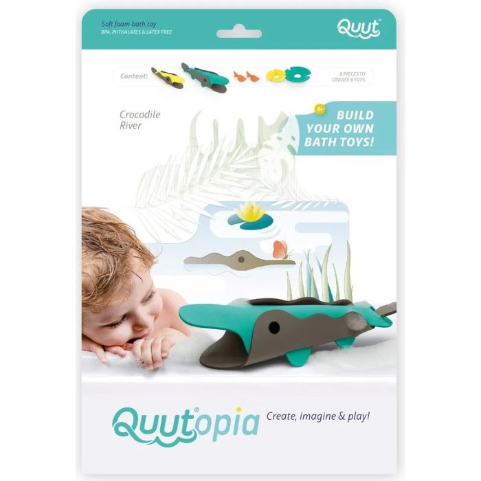 Игрушка для ванной QUUT 3D Крокодилы Фото