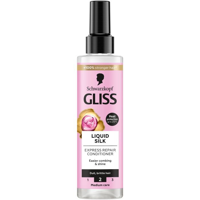 Кондиционер для волос Gliss экспресс Liquid Silk 200 мл Фото