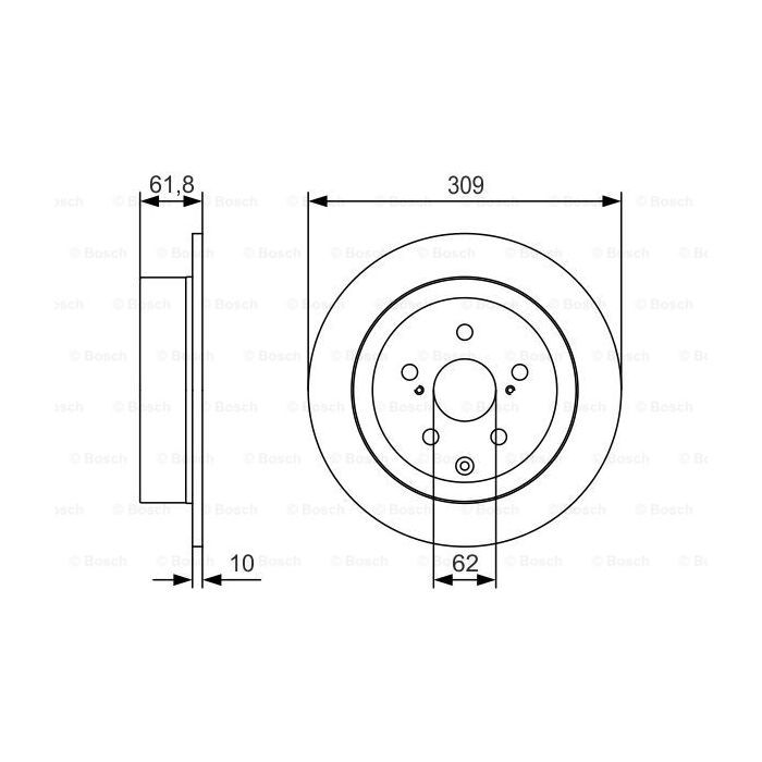 Тормозной диск Bosch 0 986 479 T04 Фото