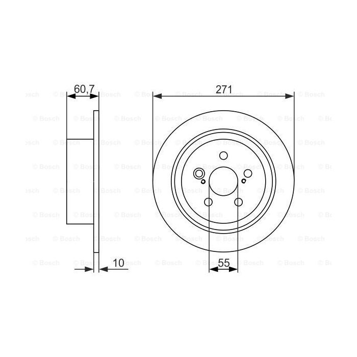 Тормозной диск Bosch 0 986 479 613 Фото