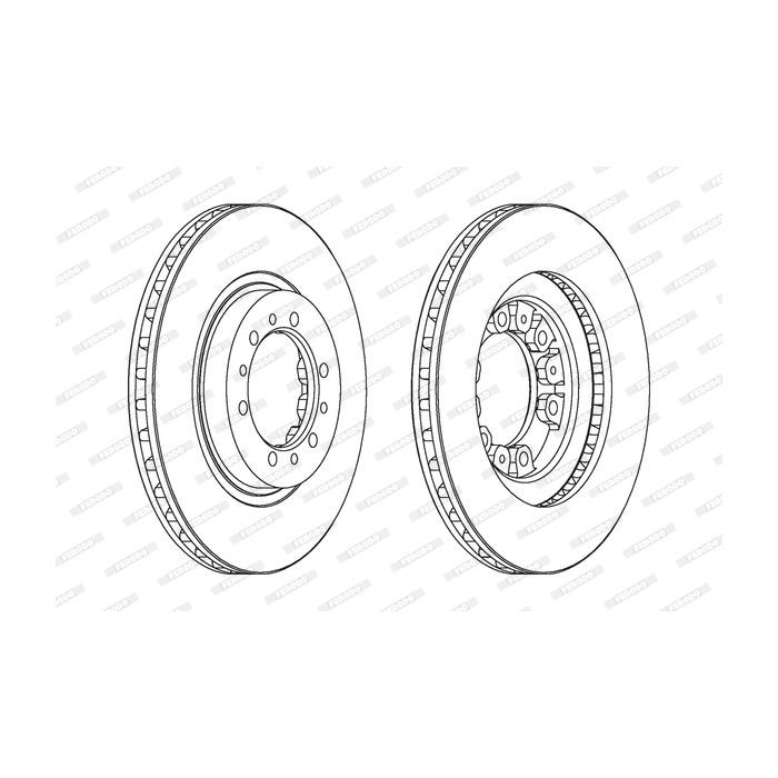 Тормозной диск FERODO DDF1109 Фото