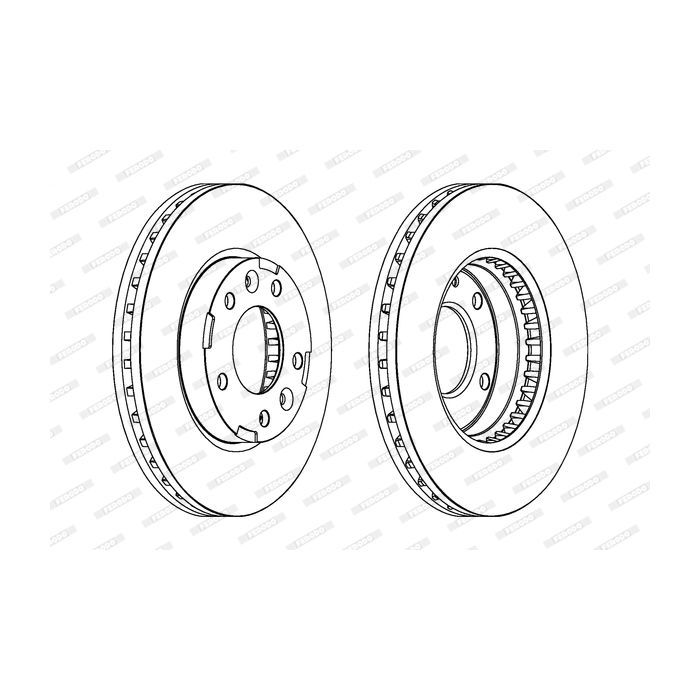 Тормозной диск FERODO DDF1629 Фото