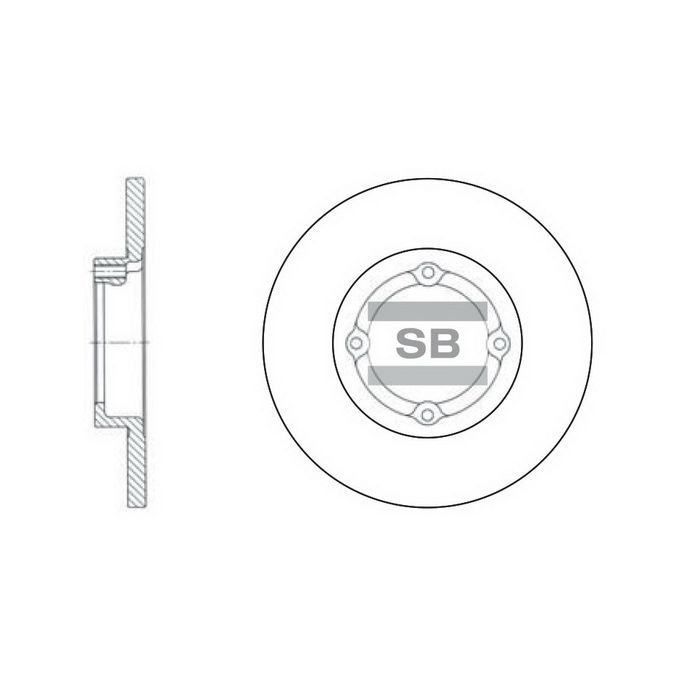 Тормозной диск HI-Q SD3010 Фото