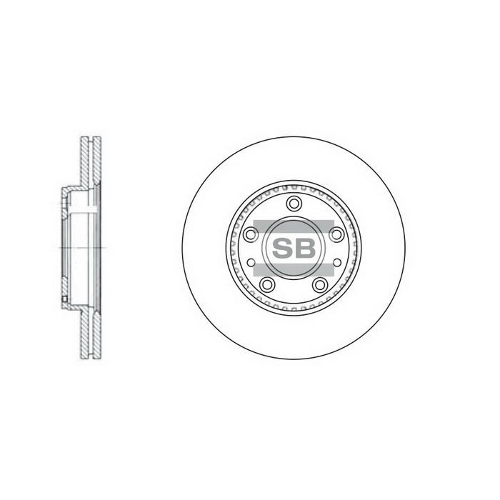 Тормозной диск HI-Q SD4406 Фото