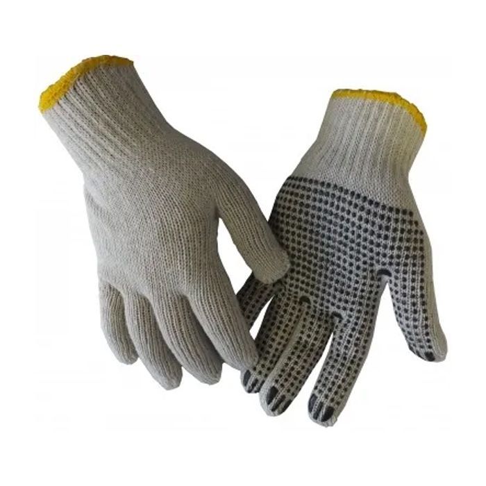 Защитные перчатки Werk ХБ натур., Черная точка Фото